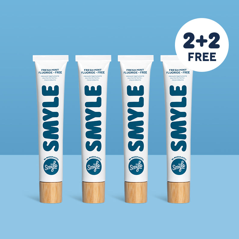 Uw Perfect Smyle-aanbieding: koop er 2, krijg er 2 gratis tandpasta tubes!