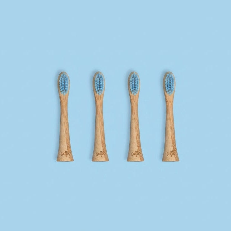4x - Smyle Bamboe opzetborstels - (Eenmalige aankoop)