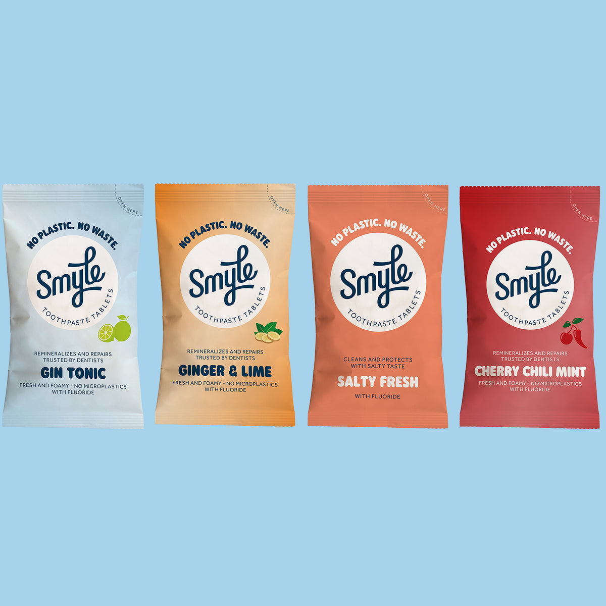 Toothpaste Collection Toothpaste Tabs – Mixed Flavor Collection – Smyle