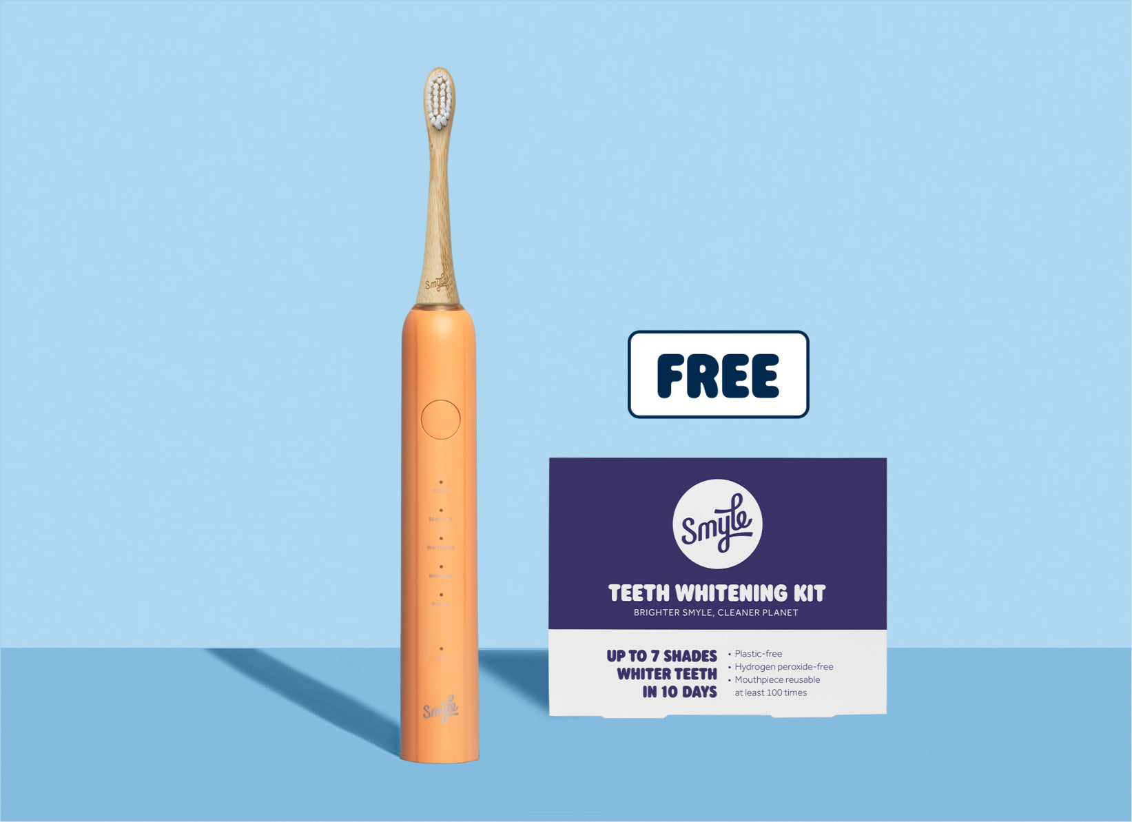 E-BRUSH + GRATIS WHITENING KIT BUNDLE